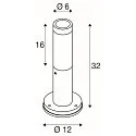 SLV Standerlampe S-TUBE 32 GU10 IP65, sort