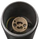 SLV Væglampe S-TUBE GU10 IP65, sort