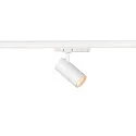 SLV 3-faset spot TRACKSPOT V / 10-20W CCT Switch, omskiftelig, multipower, fokuserbar IP20, hvid 