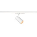 SLV 3-faset spot TRACKSPOT V / 10-20W CCT Switch, omskiftelig, multipower, fokuserbar IP20, hvid 