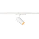SLV 3-faset spot TRACKSPOT V / 10-20W CCT Switch, omskiftelig, multipower, fokuserbar IP20, hvid 