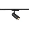 SLV 3-faset spot TRACKSPOT V / 25-35W CCT Switch, omskiftelig, multipower, fokuserbar IP20, sort 