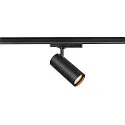 SLV 3-faset spot TRACKSPOT V / 25-35W CCT Switch, omskiftelig, multipower, fokuserbar IP20, sort 