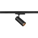 SLV 3-faset spot TRACKSPOT V / 25-35W CCT Switch, omskiftelig, multipower, fokuserbar IP20, sort 