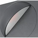 SLV Udendørs wall luminaire LID I SINGLE firkantet, drejelig, CCT Switch IP65, antracit, mat dæmpbar