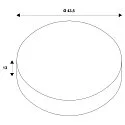 SLV reflector HIGHBAY V 330 / Ø 43.5CM ALU, aluminium