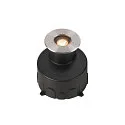 floor recessed luminaire DASAR® S round, swivelling, passable, switchable IP67, stainless steel 