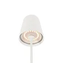 SLV Batteri bordlampe VINOLINA TWO 3-CCT 3-fold, CCT Switch, med touch-dæmper, konisk, med opladestation IP65, hvid dæmpbar