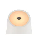 SLV Batteri bordlampe VINOLINA TWO 3-CCT 3-fold, CCT Switch, med touch-dæmper, konisk, med opladestation IP65, hvid dæmpbar