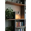 SLV Batteri bordlampe VINOLINA TWO 3-CCT 3-fold, CCT Switch, med touch-dæmper, konisk, med opladestation IP65, hvid dæmpbar