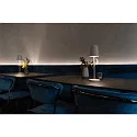 SLV Batteri bordlampe VINOLINA TWO 3-CCT 3-fold, CCT Switch, med touch-dæmper, konisk, med opladestation IP65, hvid dæmpbar