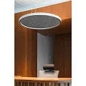 SLV Filtplade ONE 80 / ONE CUBE - ACOUSTICS INLAY rund, mekanisk, grå