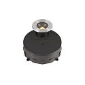 floor recessed luminaire DASAR® M round, swivelling, DALI controllable, passable IP67, stainless steel dimmable