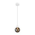 SLV Pendel VARYT E14 IP20, hvid