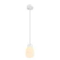 SLV Pendel VARYT E14 IP20, hvid