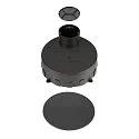 Installationshus DASAR® M, sort