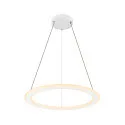 pendant luminaire ONE FLAT PD SINGLE PHASE CCT Switch, ring shape IP20, white matt dimmable
