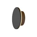 Udendørs wall luminaire D-RING S PHASE IP65, sort dæmpbar