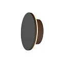 Udendørs wall luminaire D-RING S PHASE IP65, sort dæmpbar
