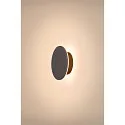 Udendørs wall luminaire D-RING S PHASE IP65, sort dæmpbar