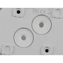 SLV Udendørs wall luminaire D-RING S PHASE IP65, hvid dæmpbar