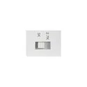 SLV Udendørs wall luminaire D-RING M PHASE IP65, sort dæmpbar