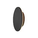 SLV Udendørs wall luminaire D-RING M PHASE IP65, sort dæmpbar