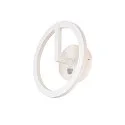 Udendørs wall luminaire Q-RING SENSOR med sensor, omskiftelig IP54, hvid 