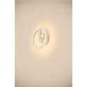 SLV Udendørs wall luminaire Q-RING SENSOR med sensor, omskiftelig IP54, hvid 