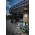 SLV Udendørs wall luminaire Q-RING SENSOR med sensor, omskiftelig IP54, hvid 