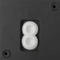 SLV Udendørs wall luminaire Q-RING PHASE uden sensor, dæmpbar IP65, sort dæmpbar