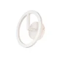 Udendørs wall luminaire Q-RING PHASE uden sensor, dæmpbar IP65, hvid dæmpbar