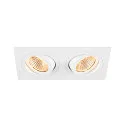 SLV LED module NEW TRIA® 155 DOUBLE PHASE 38° round, set of 2 13,6W 2x 640lm 3000K 38° CRI 90-100 dimmable
