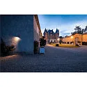 SLV Udendørs wall luminaire T-TUBE SINGLE med sensor GU10 IP44, sort, lakeret dæmpbar