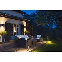 SLV Udendørs stativlampe T-TUBE 70 POLE DOUBLE med sensor GU10, sort dæmpbar