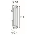 SLV Væglampe QUIMERA - PHASE CCT Switch, omskiftelig IP20, messing børstet dæmpbar