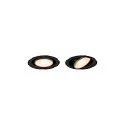 Indbygningslampe UNIVERSAL DOWNLIGHT IP20 PHASE 38° svingbar, CCT Switch, multipower, kablet gennem, uden kantbånd IP20
