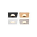 SLV Indbygningslampe UNIVERSAL DOWNLIGHT IP20 PHASE 38° svingbar, CCT Switch, multipower, kablet gennem, uden kantbånd IP20