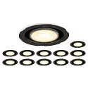 SLV Downlight UNIVERSAL DOWNLIGHT IP20 PHASE 38° svingbar, CCT Switch, sæt med 2, kablet gennem, uden kantbånd IP20