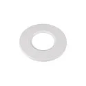 Dæksel UNIVERSAL DOWNLIGHT IP65 rund, stiv, lukket, lufttæt, hvid