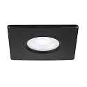SLV Dæksel UNIVERSAL DOWNLIGHT IP65 firkantet, stiv, lukket, lufttæt, sort