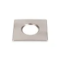 Dæksel UNIVERSAL DOWNLIGHT IP65 firkantet, stiv, lukket, lufttæt, chrom