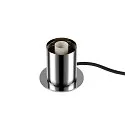 Bordlampe VARYT rund, uden skærm E14, chrom dæmpbar