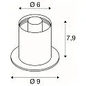 SLV table lamp VARYT round, without shade E14, brass dimmable