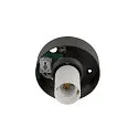 SLV Loftlampe SUN 20 rund E27 IP20, sort dæmpbar