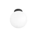 SLV Loftlampe SUN 20 rund E27 IP20, sort dæmpbar