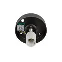 SLV Loftlampe SUN 30 rund E27 IP20, sort dæmpbar