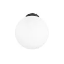 SLV Loftlampe SUN 30 rund E27 IP20, sort dæmpbar