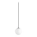 SLV Pendel SUN 20 med åbent kabel, balleformet E27 IP20, dæmpbar