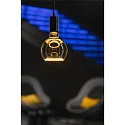 Segula Glødepære FLOATING GLOBE 125 - SMOKEY BLACK- PHASE G125 mat E27 6W 220lm 1900K 330° dæmpbar